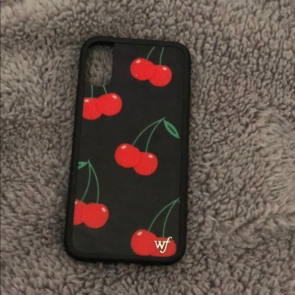 Wildflowers Accessories - Wildflower cherry iPhone X phone case